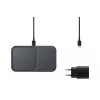 Caricabatterie USB wireless da interno Samsung EP-P5400 — 15 W, grigio, per smartphone, cuffie, smartwatch