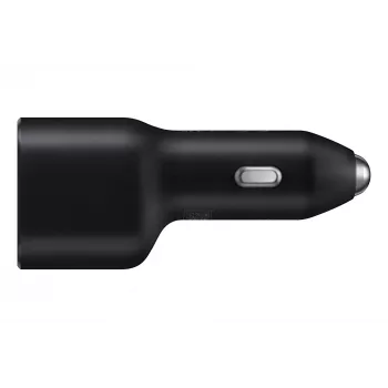 Caricabatterie da auto Samsung EP-L4020 40W (ingresso 12V) USB-C 25W+15W nero per smartphone