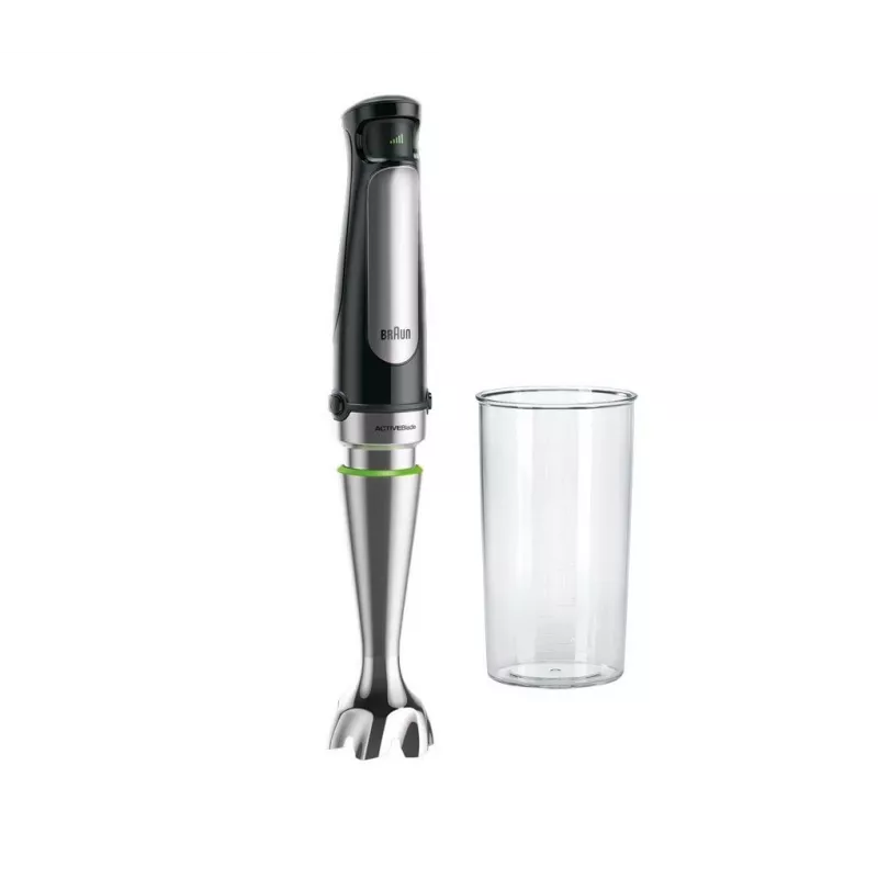 Braun MQ 7000X frullatore a immersione 0,6 L 1000 W nero, acciaio satinato