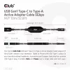 Club 3D CAC-1538 cavo attivo USB-C a USB-A, USB 3.2 Gen1 5 Gbps, maschio/femmina, 10 m, nero