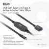 Club 3D CAC-1538 cavo attivo USB-C a USB-A, USB 3.2 Gen1 5 Gbps, maschio/femmina, 10 m, nero
