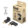 Set di adattatori USB Type-C Gen2 ad angolo, 2 pezzi CLUB3D CAC-1528 — USB-C a USB-C, supporta 4K@120Hz