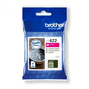 Cartuccia d'inchiostro Brother LC422M 1 pz. originale magenta