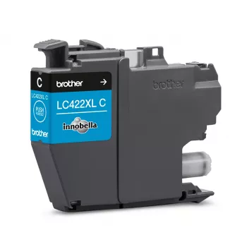 Cartuccia d'inchiostro Brother LC422XLC 1 pz. originale ciano