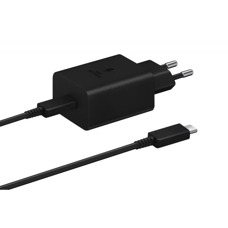 Caricabatterie universale da interno Samsung EP-T4510 con ricarica rapida 45W USB-C PD 3.0 nero