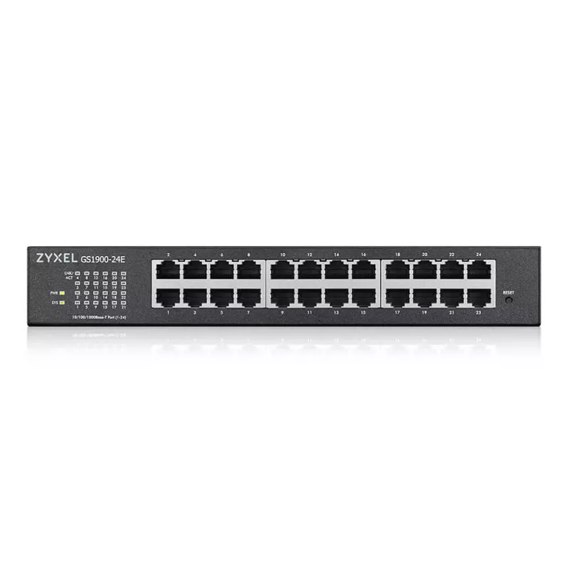Switch di rete Zyxel GS1900-24E-EU0103F Managed L2 Gigabit Ethernet (10/100/1000) 1U nero