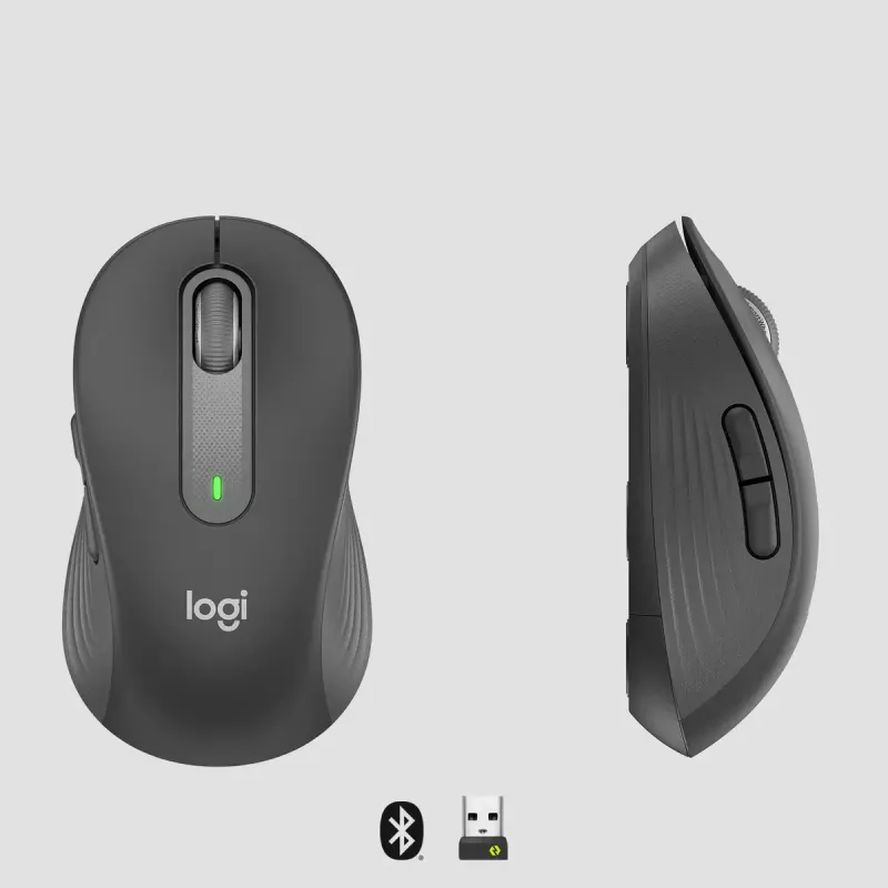 Mouse senza fili LOGITECH Signature M650 L – per mani grandi – destrorso – grafite