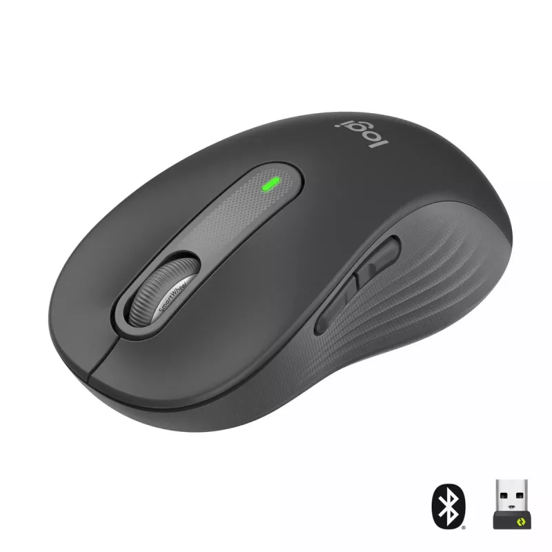 Mouse senza fili LOGITECH Signature M650 L – per mani grandi – destrorso – grafite