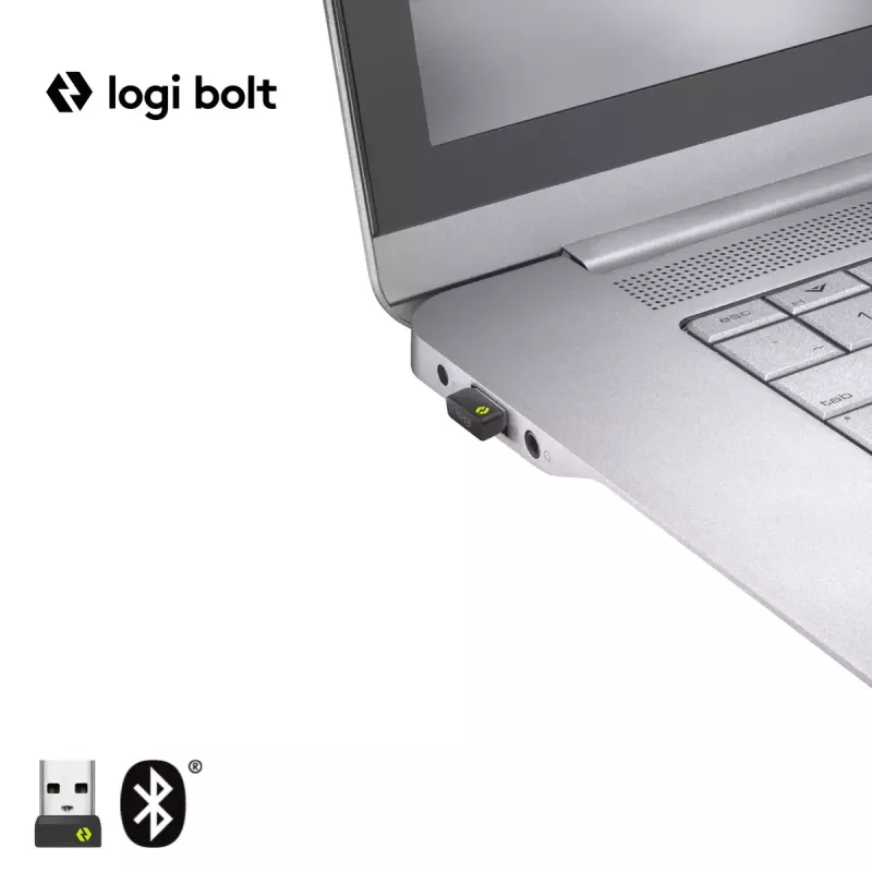 Mouse senza fili Logitech Signature M650 Logi Bolt Bluetooth