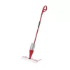 Lavapavimenti VILEDA Spray Max microfibra asciutto e bagnato — testa in plastica, serbatoio 0,6 l, antibatterico, bianco/rosso