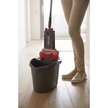 Panno di ricambio per mocio Vileda rosso bianco