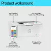 Stampante HP LaserJet M110w, laser, 600 x 600 DPI, A4, 20 ppm, con rete, bianco