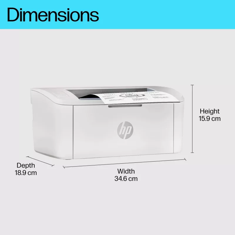Stampante HP LaserJet M110w, laser, 600 x 600 DPI, A4, 20 ppm, con rete, bianco