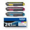 Multipack toner Brother TN241CMY 2200 pagine ciano magenta giallo
