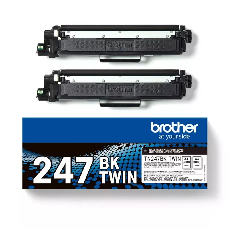 Toner Brother TN247BK TWIN - 3000 pagine - nero