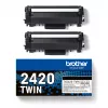 Toner Brother TN2420 TWIN-Pack 3000 pagine nero