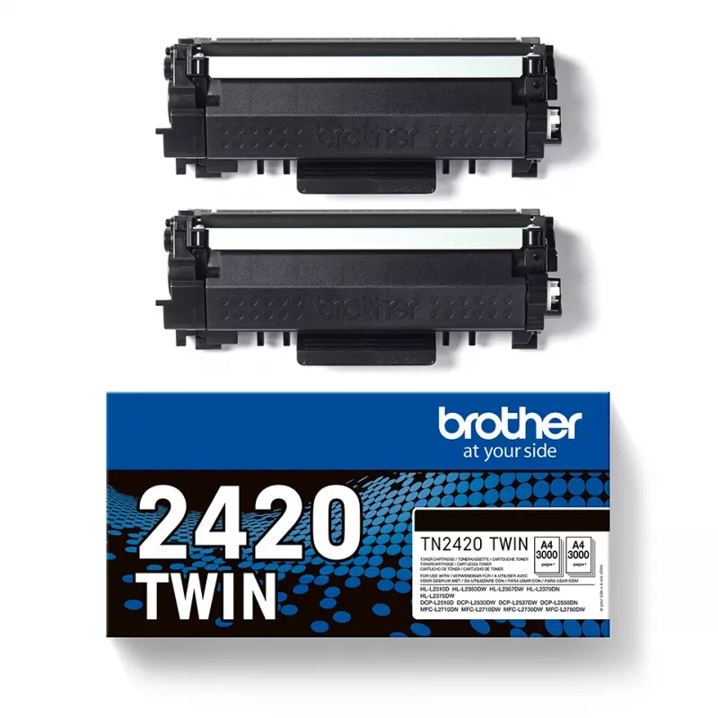 Toner Brother TN2420 TWIN-Pack 3000 pagine nero