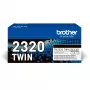 Cartuccia toner Brother TN-2320TWIN 2600 pagine nero