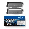 Cartuccia toner Brother TN-2320TWIN 2600 pagine nero