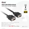 Club 3D CAC-1710 cavo VGA HD-15 maschio/maschio, bidirezionale, 10 m, 1080p, nero