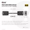 Club 3D CAC-1710 cavo VGA HD-15 maschio/maschio, bidirezionale, 10 m, 1080p, nero