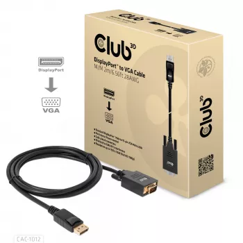 Cavo DisplayPort a VGA M/M CLUB3D CAC-1012 2m
