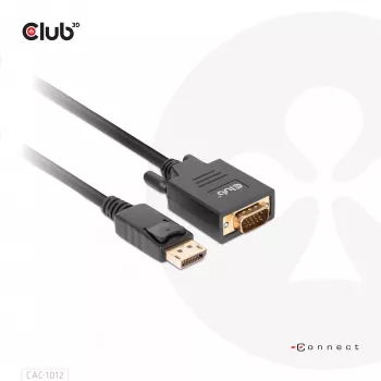 Cavo DisplayPort a VGA M/M CLUB3D CAC-1012 2m
