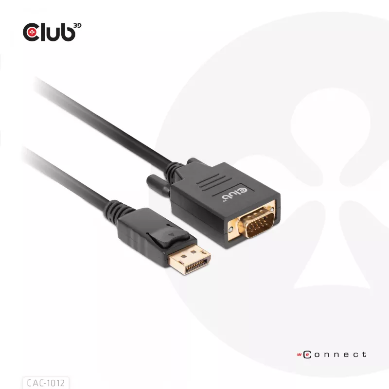Cavo DisplayPort a VGA M/M CLUB3D CAC-1012 2m