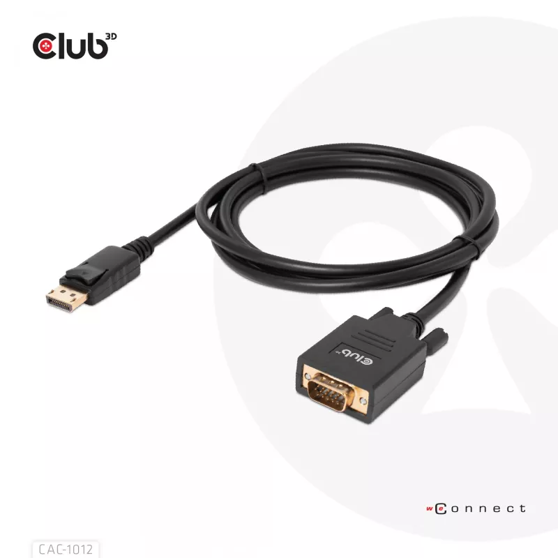Cavo DisplayPort a VGA M/M CLUB3D CAC-1012 2m