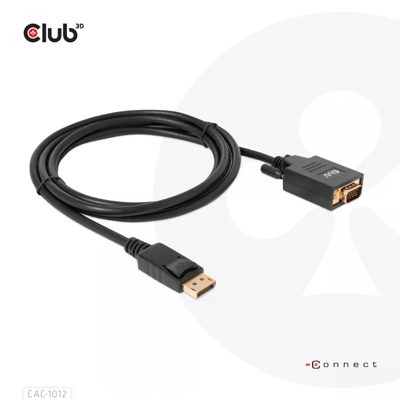 Cavo DisplayPort a VGA M/M CLUB3D CAC-1012 2m