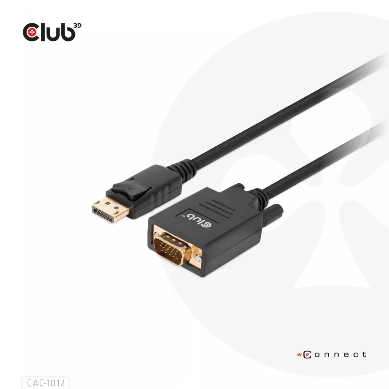 Cavo DisplayPort a VGA M/M CLUB3D CAC-1012 2m