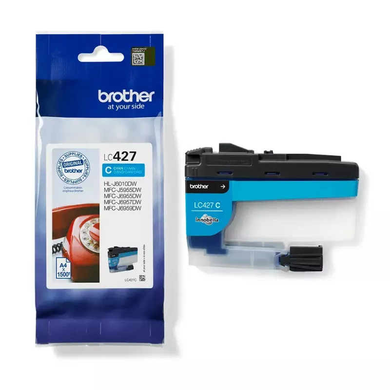 Cartuccia d'inchiostro Brother LC427C, 1 pz. originale standard ciano