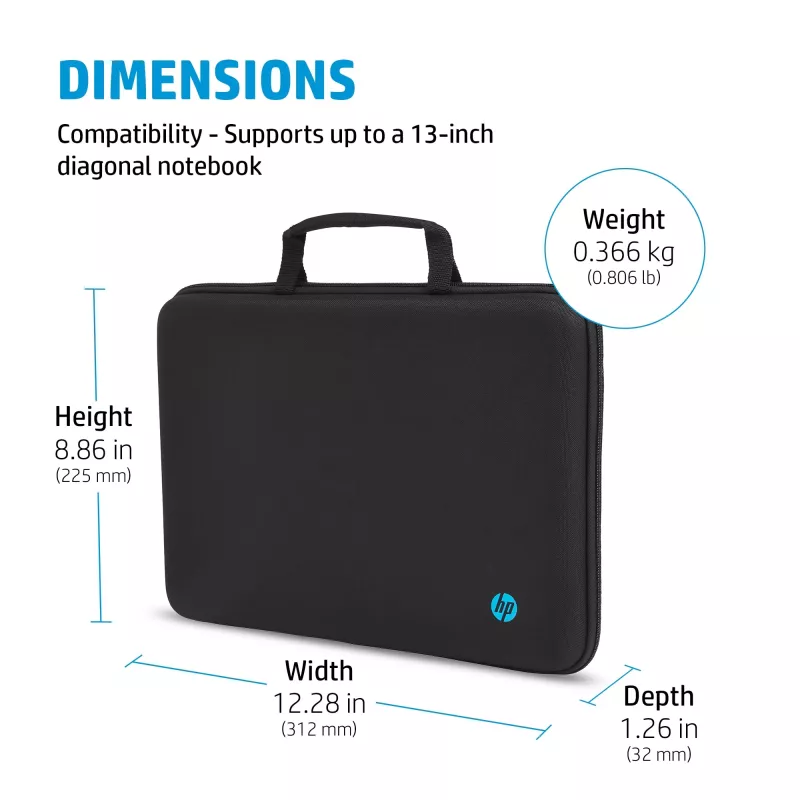 Valigetta porta laptop HP Mobility 11,6 pollici dimensione massima schermo 29,5 cm