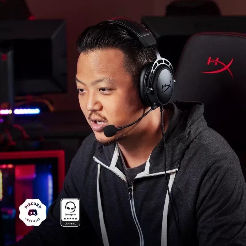 HyperX Cloud Alpha - Headset da gaming (nero-rosso)