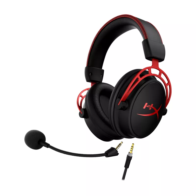 HyperX Cloud Alpha - Headset da gaming (nero-rosso)