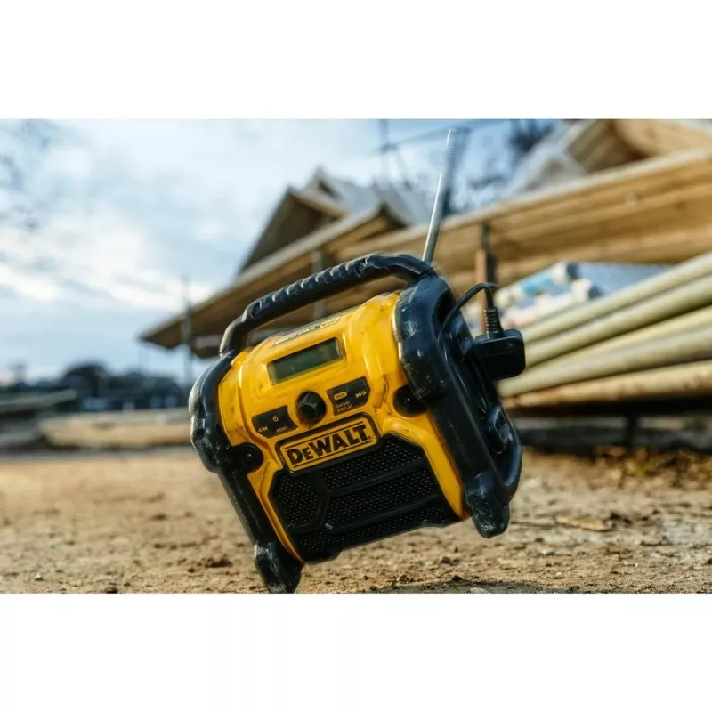 Radio compatta DAB+/FM senza fili Li-Ion DEWALT – solo apparecchio