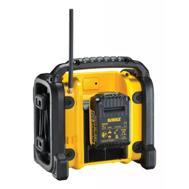 Radio compatta DAB+/FM senza fili Li-Ion DEWALT – solo apparecchio