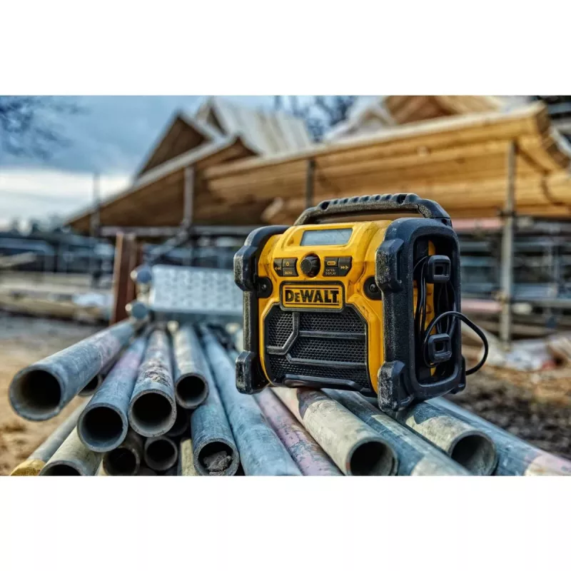 Radio compatta DAB+/FM senza fili Li-Ion DEWALT – solo apparecchio