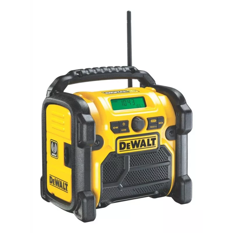 Radio compatta DAB+/FM senza fili Li-Ion DEWALT – solo apparecchio