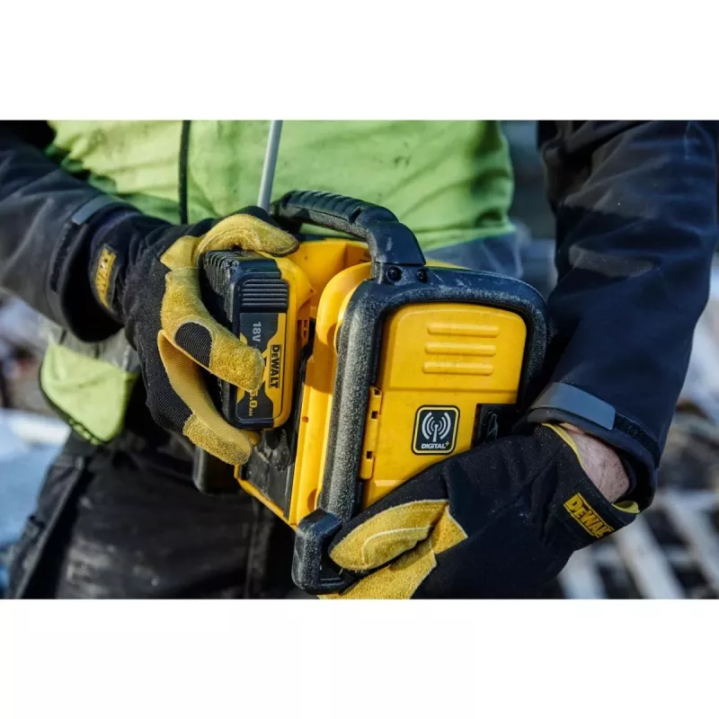 Radio compatta DAB+/FM senza fili Li-Ion DEWALT – solo apparecchio