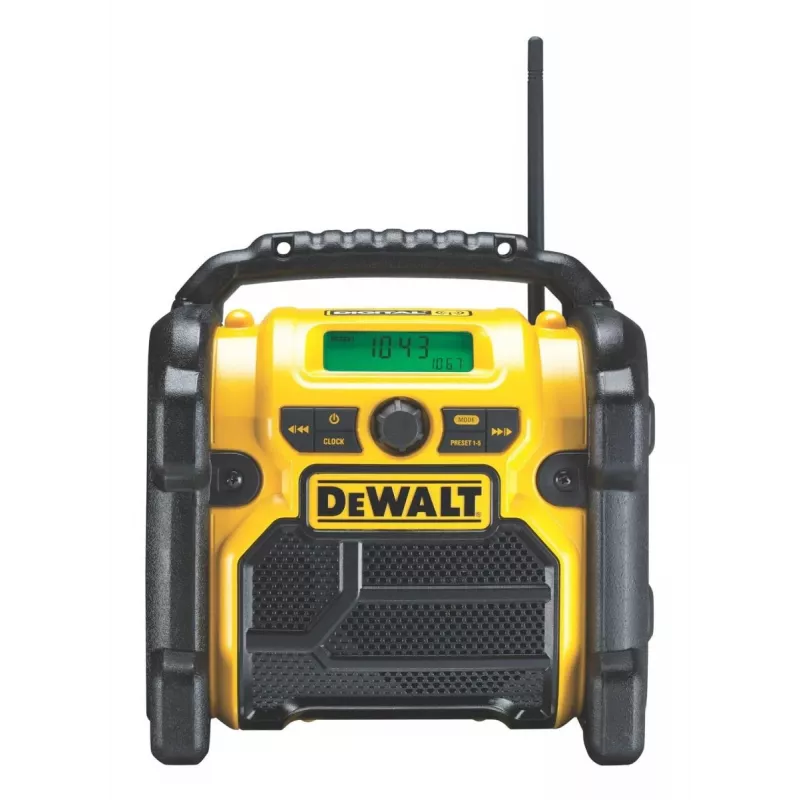 Radio compatta DAB+/FM senza fili Li-Ion DEWALT – solo apparecchio
