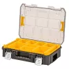 Organizer DeWALT DWST82968-1 TSTAK, impermeabile e resistente alla polvere, 400×332×119 mm, nero/arancione
