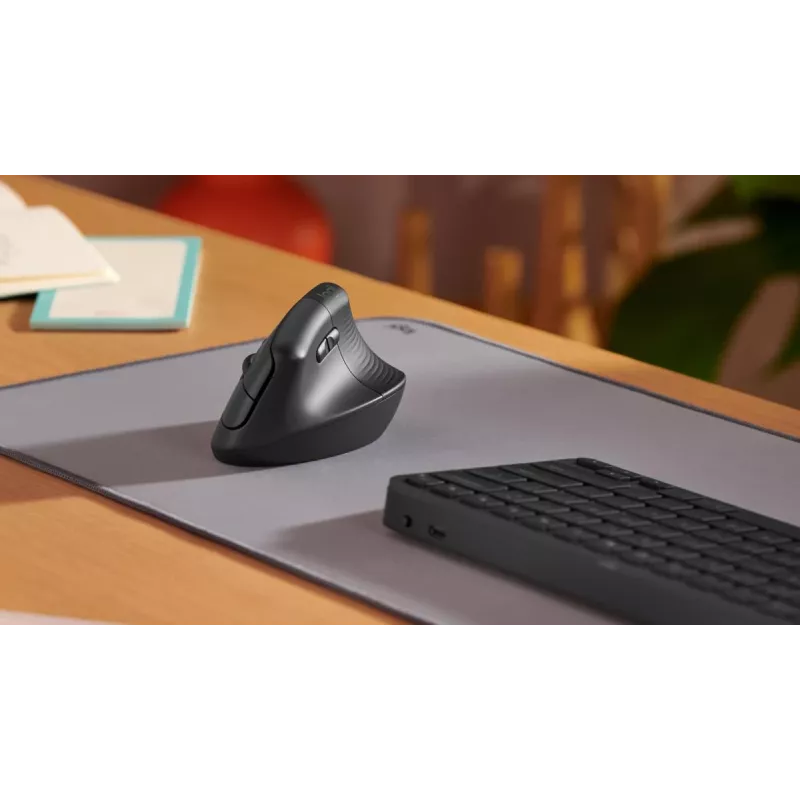 Mouse ergonomico verticale LOGITECH Lift - per destrimani - wireless - nero grafite