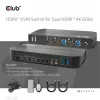 Switch KVM CLUB3D CSV-1382 Dual HDMI 4K 60Hz USB