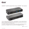 Switch KVM CLUB3D CSV-1382 Dual HDMI 4K 60Hz USB