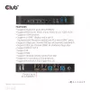 Switch KVM CLUB3D CSV-1382 Dual HDMI 4K 60Hz USB