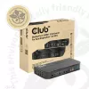 CLUB3D KVM Switch DisplayPort/HDMI per Dual DisplayPort 4K 60Hz