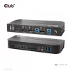 CLUB3D KVM Switch DisplayPort/HDMI per Dual DisplayPort 4K 60Hz