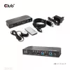 CLUB3D KVM Switch DisplayPort/HDMI per Dual DisplayPort 4K 60Hz