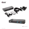 CLUB3D KVM Switch DisplayPort/HDMI per Dual DisplayPort 4K 60Hz